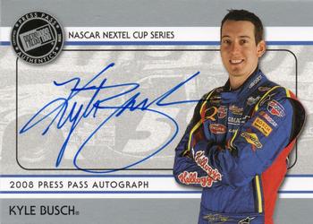 2008 Press Pass - Autographs #NNO Kyle Busch Front