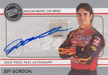 2008 Press Pass - Autographs #NNO Jeff Gordon Front