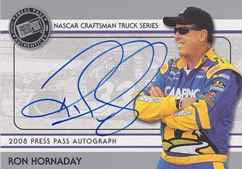 2008 Press Pass - Autographs #NNO Ron Hornaday Front
