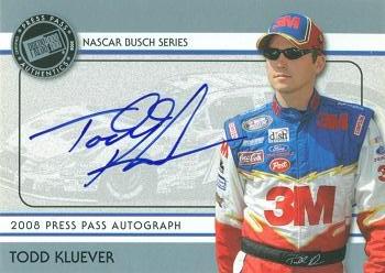 2008 Press Pass - Autographs #NNO Todd Kluever Front