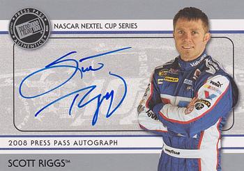 2008 Press Pass - Autographs #NNO Scott Riggs Front