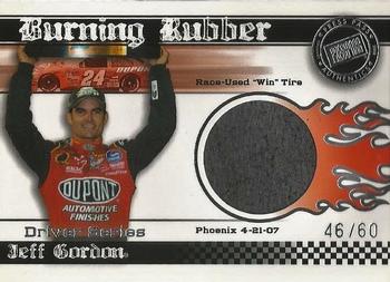 2008 Press Pass - Burning Rubber Drivers #BRD 8 Jeff Gordon Front
