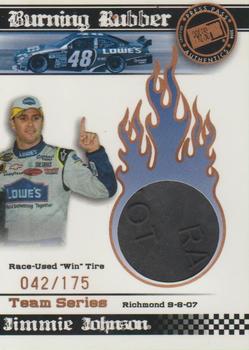 2008 Press Pass - Burning Rubber Teams #BRT 25 Jimmie Johnson Front