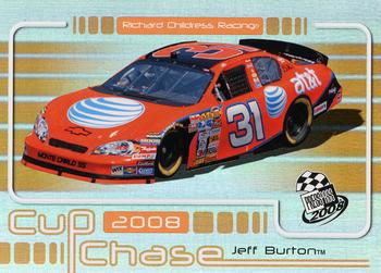 2008 Press Pass - Cup Chase #CCR 12 Jeff Burton Front