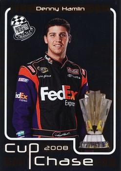 2008 Press Pass - Cup Chase Prizes #CC 6 Denny Hamlin Front