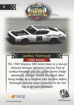 2008 Press Pass - Daytona 500 50th Anniversary #9 LeeRoy Yarbrough Back