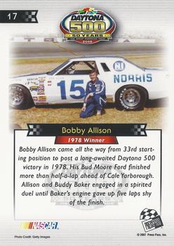 2008 Press Pass - Daytona 500 50th Anniversary #17 Bobby Allison '78 Back