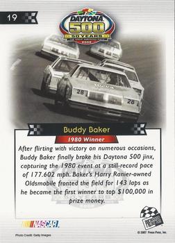 2008 Press Pass - Daytona 500 50th Anniversary #19 Buddy Baker '80 Back