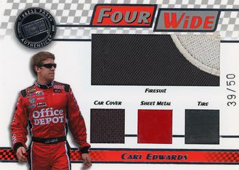 2008 Press Pass - Four Wide #FW-CE Carl Edwards Front
