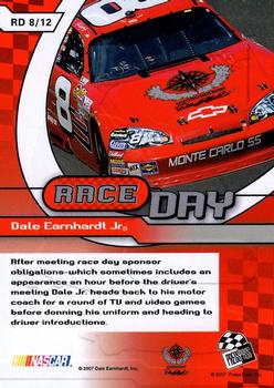 2008 Press Pass - Race Day #RD 8 Dale Earnhardt Jr. Back