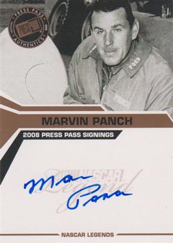 2008 Press Pass - Signings #NNO Marvin Panch Front