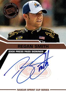 2008 Press Pass - Signings #NNO Regan Smith Front