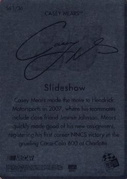 2008 Press Pass - Slideshow #SS1 Casey Mears Back