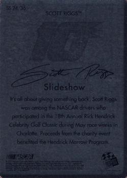 2008 Press Pass - Slideshow #SS24 Scott Riggs Back