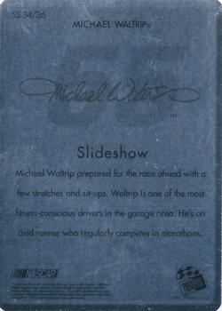 2008 Press Pass - Slideshow #SS34 Michael Waltrip Back