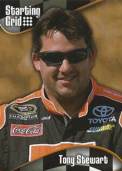 2008 Press Pass Starting Grid #SG 8 Tony Stewart Front