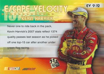2008 Press Pass Eclipse - Escape Velocity #EV 9 Kevin Harvick Back