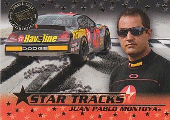2008 Press Pass Eclipse - Star Tracks #ST 17 Juan Pablo Montoya Front