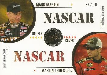 2008 Press Pass Eclipse - Under Cover Double Cover NASCAR #DC 1 Mark Martin / Martin Truex Jr. Front