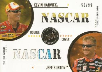 2008 Press Pass Eclipse - Under Cover Double Cover NASCAR #DC 2 Kevin Harvick / Jeff Burton Front