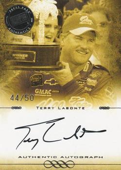 2008 Press Pass Legends - Autographs Black #NNO Terry Labonte Front