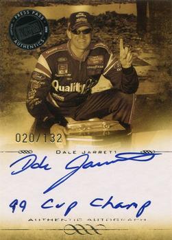 2008 Press Pass Legends - Autographs Blue Inscriptions #NNO Dale Jarrett/99 Cup Champ Front