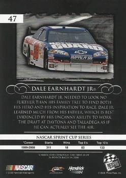 2008 Press Pass Legends - Blue #47 Dale Earnhardt Jr. Back