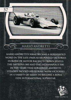 2008 Press Pass Legends - Blue #57 Mario Andretti Back