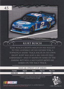 2008 Press Pass Legends - Gold #45 Kurt Busch Back