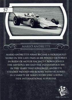 2008 Press Pass Legends - Gold #57 Mario Andretti Back