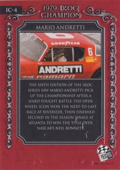 2008 Press Pass Legends - IROC Champions #IC-4 Mario Andretti Back