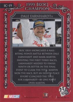 2008 Press Pass Legends - IROC Champions #IC-19 Dale Earnhardt Back