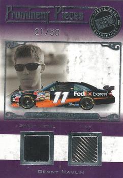 2008 Press Pass Legends - Prominent Pieces Metal-Tire Silver #PP3-DH Denny Hamlin Front