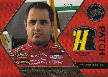 2008 Press Pass Speedway - Corporate Cuts Drivers Patches #CD-JPM Juan Pablo Montoya Front
