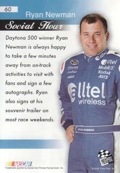 2008 Press Pass Speedway - Gold #60 Ryan Newman Back