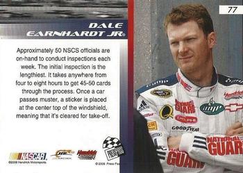 2008 Press Pass Speedway - Gold #77 Dale Earnhardt Jr.'s Car Back