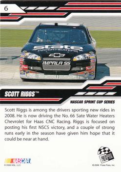 2008 Press Pass Stealth #6 Scott Riggs Back