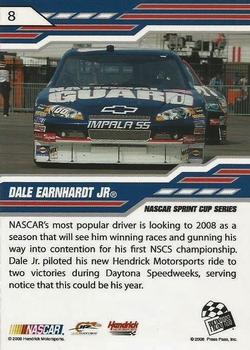 2008 Press Pass Stealth #8 Dale Earnhardt Jr. Back