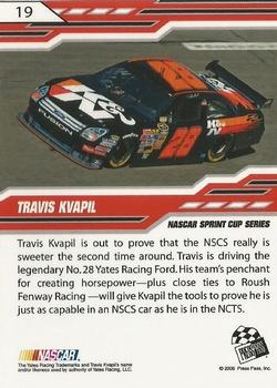 2008 Press Pass Stealth #19 Travis Kvapil Back