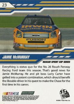 2008 Press Pass Stealth #23 Jamie McMurray Back