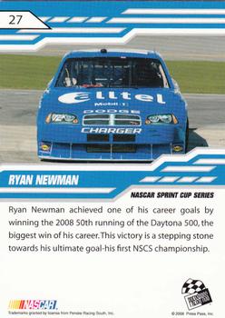 2008 Press Pass Stealth #27 Ryan Newman Back