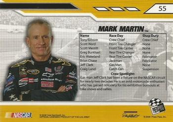 2008 Press Pass Stealth #55 Mark Martin's Car Back