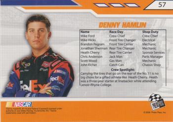 2008 Press Pass Stealth #57 Denny Hamlin's Car Back