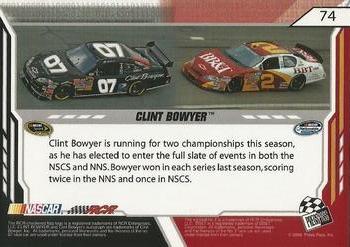 2008 Press Pass Stealth #74 Clint Bowyer Back