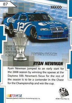 2008 Press Pass Stealth #87 Ryan Newman Back