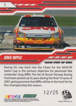 2008 Press Pass Stealth - Exclusives #1 Greg Biffle Back