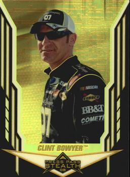 2008 Press Pass Stealth - Exclusives Gold #3 Clint Bowyer Front