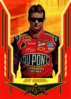 2008 Press Pass Stealth - Exclusives Gold #11 Jeff Gordon Front