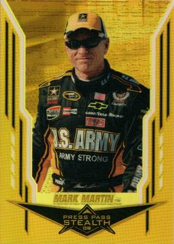 2008 Press Pass Stealth - Exclusives Gold #21 Mark Martin Front