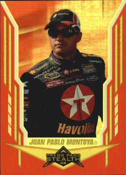 2008 Press Pass Stealth - Exclusives Gold #26 Juan Pablo Montoya Front